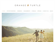 Tablet Screenshot of orangeturtlephotography.com
